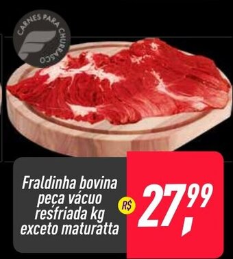 Frangolândia Fraldinha bovina peca vacuo resfriada 1kg exceto Maturatta oferta