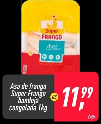 Frangolândia Asa de frango Super Frango bandeja congelada 1kg oferta
