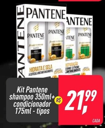Frangolândia Kit Pantene Shampoo 350ml + Condicionador 175ml oferta