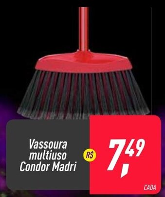 Frangolândia Vassoura multiuso Condor Madri oferta