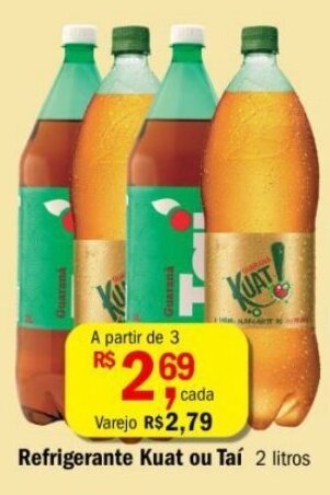 Refrigerante Kuat ou Tai 2L
