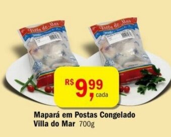 Ultrabox Mapara em Postas Congelado Villa do Mar 700g oferta