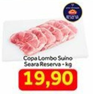 Shibata Supermercados Copa Lombo Suino Seara Reserva 1kg oferta