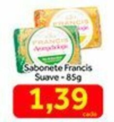 Shibata Supermercados Sabonete Francis Suave 85g oferta