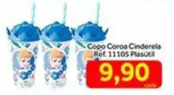 Shibata Supermercados Copo Coroa Cinderella oferta