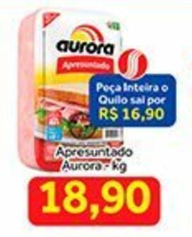Shibata Supermercados Apresuntado Aurora 1kg oferta