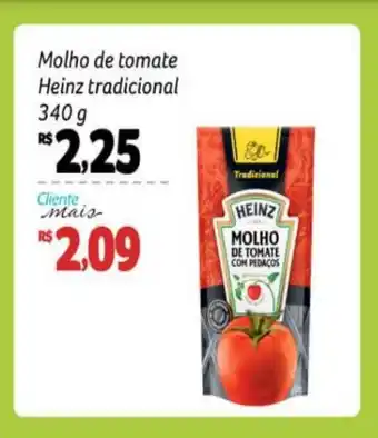 Pão de Açúcar Molho De Tomate Heinz Tradicional 340g oferta