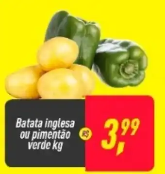 Frangolândia Batata Inglesa ou pimentao verde 1kg oferta