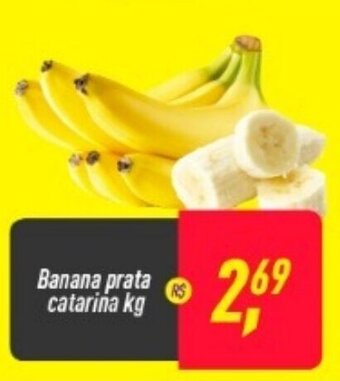 Frangolândia Banana prata Catarina 1kg oferta