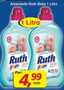 Supermercados Guanabara Amaciante Ruth Baby 1L oferta