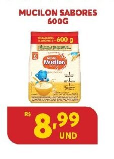 Atacadão Centro Sul Mucilon Sabores 600g oferta