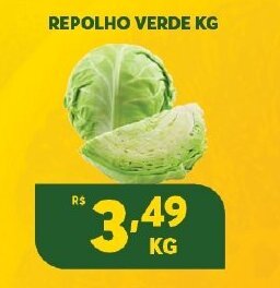 Atacadão Centro Sul Repolho Verde 1kg oferta