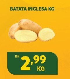 Atacadão Centro Sul Batata inglesa 1kg oferta