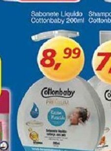 Supermercados Guanabara Sabonete Liquido Cottonbaby 200ml oferta