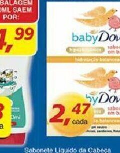 Supermercados Guanabara Sabonete Baby Dove 75g oferta