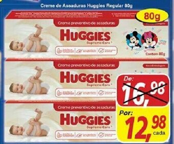 Supermercados Guanabara Creme de Assaduras Huggies Regular 80g oferta