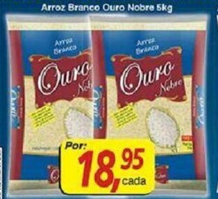 Supermercados Guanabara Arroz Branco Ouro Nobre 5kg oferta
