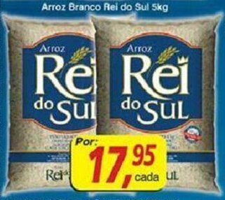 Supermercados Guanabara Arroz Branco Rei do Sul 5kg oferta