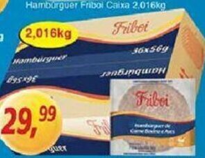 Supermercados Guanabara Hamburguer Friboi Caixa 2.016kg oferta