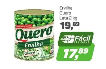 Arena Atacado Ervilha Quero Lata 2kg oferta