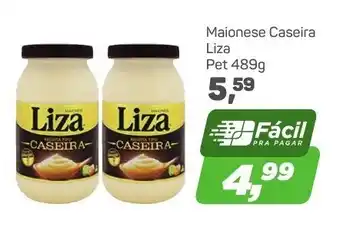 Arena Atacado Maionese Caseira Liza Pet 489g oferta