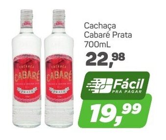 Cachaca Cabare Prata 700ml
