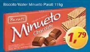 Biscoito Wafer Minueto Parati 115g