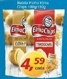 Supermercados Guanabara Batata Palha Elma Chips 100g/110g oferta