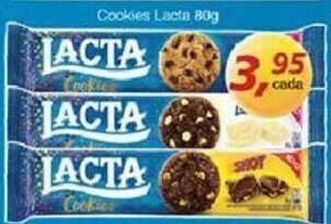 Supermercados Guanabara Cookies Lacta 80g oferta