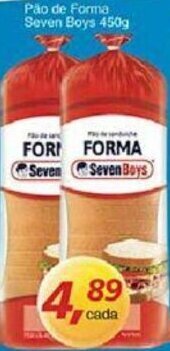 Supermercados Guanabara Pao de Forma Seven Boys 450g oferta