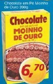 Supermercados Guanabara Chocolate em po Moinho de Ouro 200g oferta