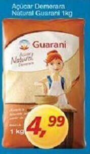 Supermercados Guanabara Acucar Demerara Natural Guarani 1kg oferta