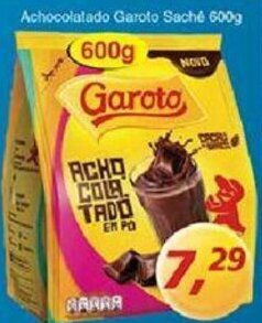 Supermercados Guanabara Achocolatado Garoto Sache 600g oferta