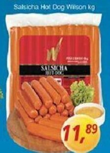 Supermercados Guanabara Salsicha Hot Dog Wilson 1kg oferta