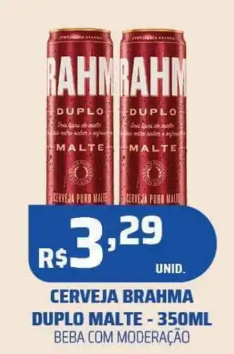 CERVEJA BRAHMA DUPLO MALTE - 350ML
