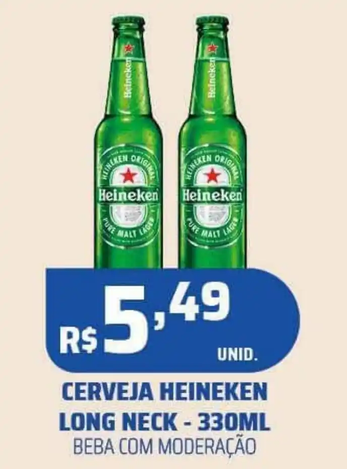 Cerveja Heineken Long Neck 330ml Oferta Na Tatico