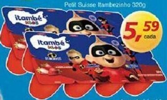 Supermercados Guanabara Petit Suisse Itambezinho 320g oferta