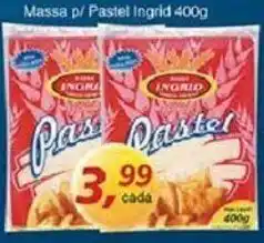 Supermercados Guanabara Massa p/ Pastel Ingrid 400g oferta