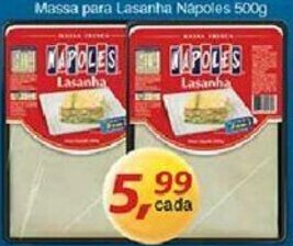 Massa para Lasanha Napoles 500g