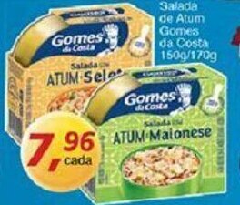 Supermercados Guanabara Salada de Atum Gomes da Costa 150g/170g oferta