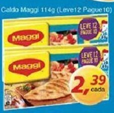 Supermercados Guanabara Caldo Maggi 114g oferta