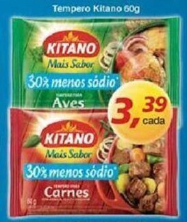 Supermercados Guanabara Tempero Kitano 60g oferta