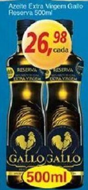 Supermercados Guanabara Azeite Extra Virgem Gallo Reserva 500ml oferta
