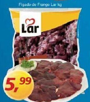 Supermercados Guanabara Figado de Frango Lar 1kg oferta
