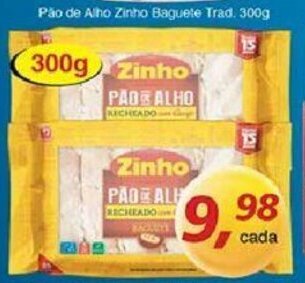Supermercados Guanabara Pao de Alho Zinho Baguete Trad. 300g oferta