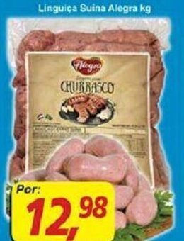 Supermercados Guanabara Linguica Suina Alegra 1kg oferta