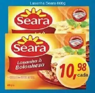 Supermercados Guanabara Lasanha Seara 600g oferta