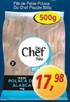 Supermercados Guanabara File de peixe Polaca Do Chef pacote 500g oferta
