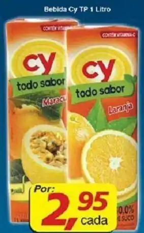 Supermercados Guanabara Bebida Cy TP 1L oferta