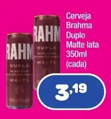 Costazul Supermercados Cerveja Brahma Duplo Malte Lata 350ml oferta